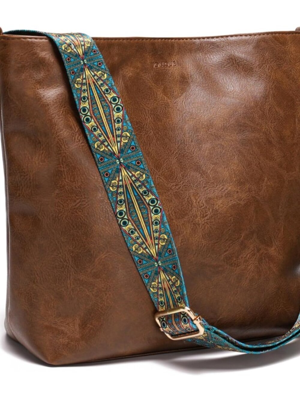 Hobo Purse for Women Guitar Strap Crossbody Bag, Vegan Leather Shoulder Boho Buc